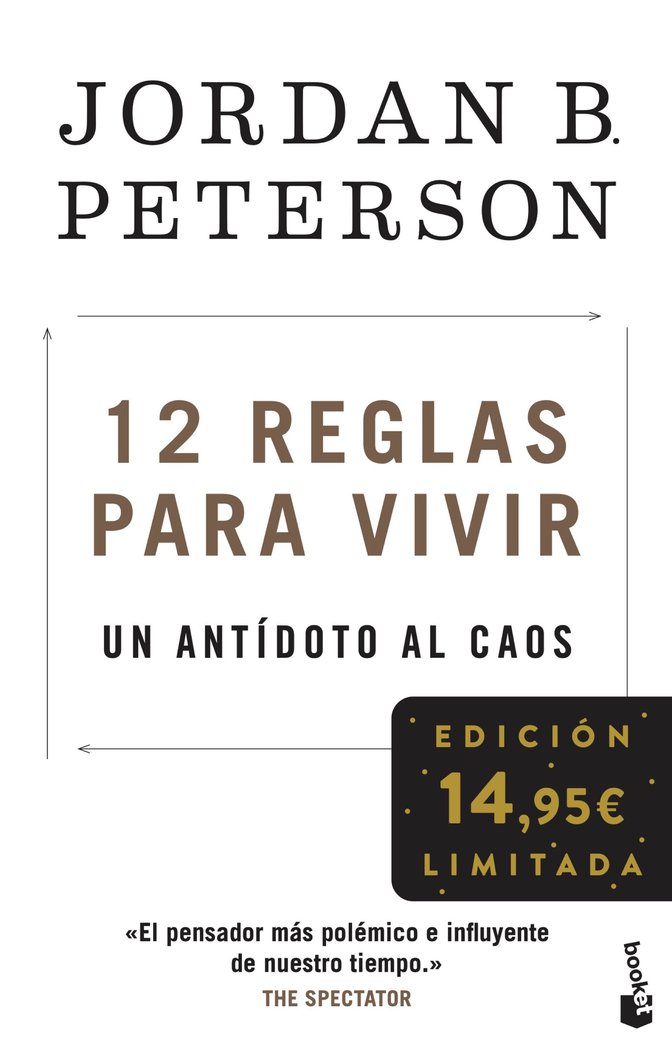 12 REGLAS PARA VIVIR | PETERSON, JORDAN B, | BOOKET | 9788408293811 Imagen principal del producto