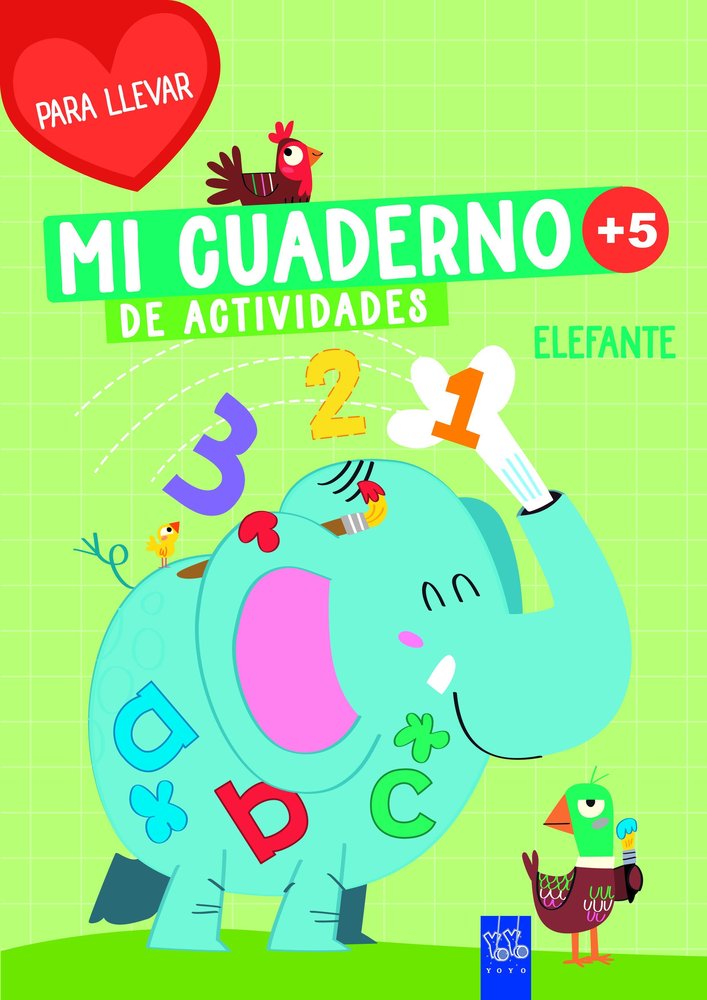 Mi Cuaderno de Actividades para Llevar Elefante Imagen principal del producto
