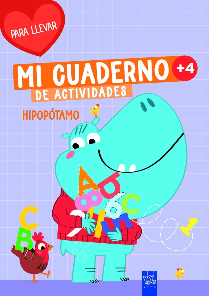 Mi Cuaderno de Actividades para Llevar Hipopotamo Imagen principal del producto