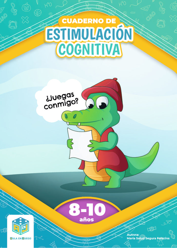 CUADERNO DE ESTIMULACION COGNITIVA 8 A 10 AÑOS | SEGURA PALACIOS,MARIA SALUD | ATOMO GAMES EDITORIAL (LIBROS) | 9788409621385 Imagen principal del producto