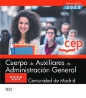Cuerpo de Auxiliares de Administración General. Comunidad de Madrid. Test Imagen principal del producto