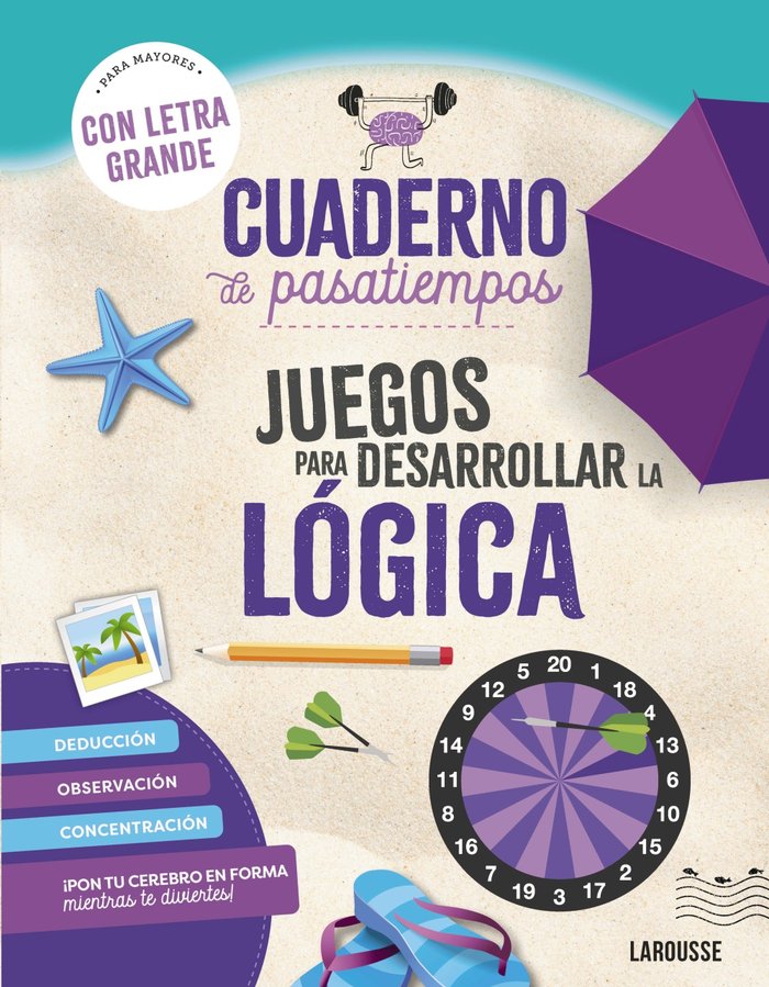 CUADERNO PASATIEMPOS PARA MAYORES JUEGOS DESARROLLAR LOGICA - 9788410124417