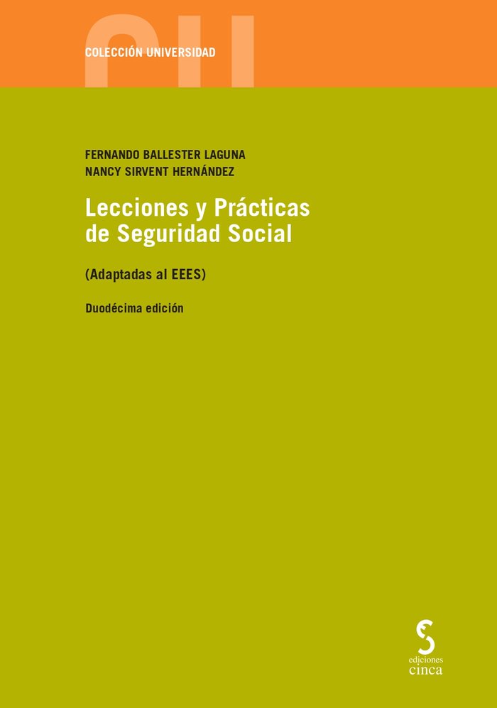LECCIONES Y PRACTICAS DE SEGURIDAD SOCIAL 12ª ED - 9788410167230 Imagen principal del producto
