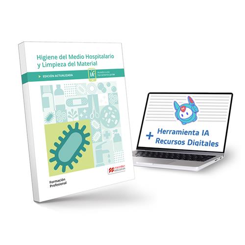 HIGIENE MEDIO HOSPITALARIO Y LIMPIEZA DEL MATERIAL (GRADO MEDIO) ISBN: 9788410207011 CUIDADOS AUXILIARES DE ENFERMERIA Varios autores   Macmillan