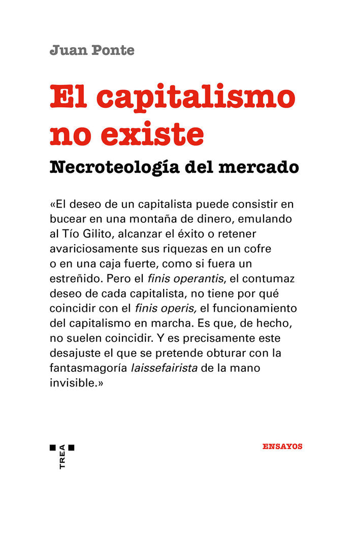 EL CAPITALISMO NO EXISTE | GONZALEZ PONTE,JUAN | TREA | 9788410263130 Imagen principal del producto