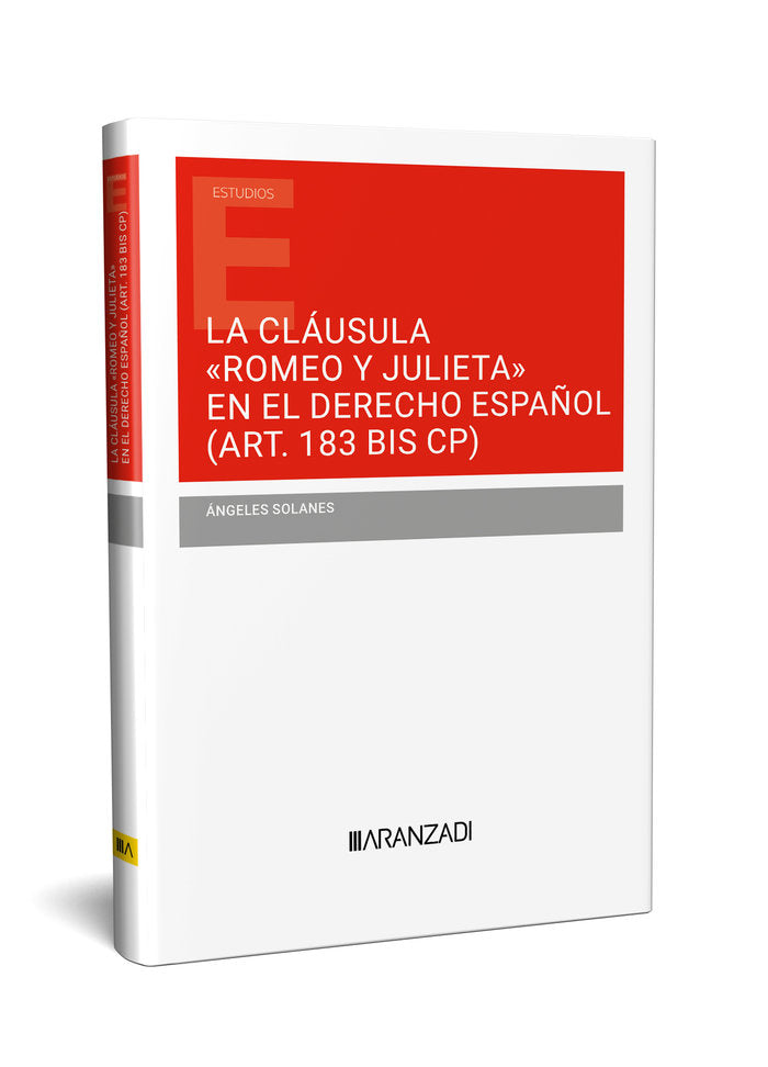LA CLAUSULA ROMEO Y JULIETA EN EL DERECHO ESPAÑOL ART 183 BI - 9788410295339 Imagen principal del producto