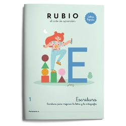 Escritura con Letra Ligada 1 (Educación Primaria) (Rubio) - 9788410418141