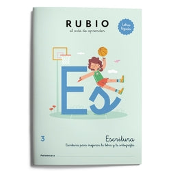 Escritura con Letra Ligada 3 (Educación Primaria) (Rubio) - 9788410418165
