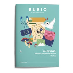 Contextos: mejora la competencia lectora (4.º de Primaria). ENRIQUE RUBIO POLO SLU (Editorial Rubio) 9788410418271 Imagen secundaria del producto
