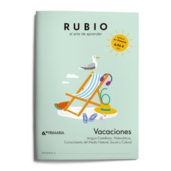 Vacaciones RUBIO (6.o de Primaria). Aa. Vv. (Editorial Rubio) 9788410418448