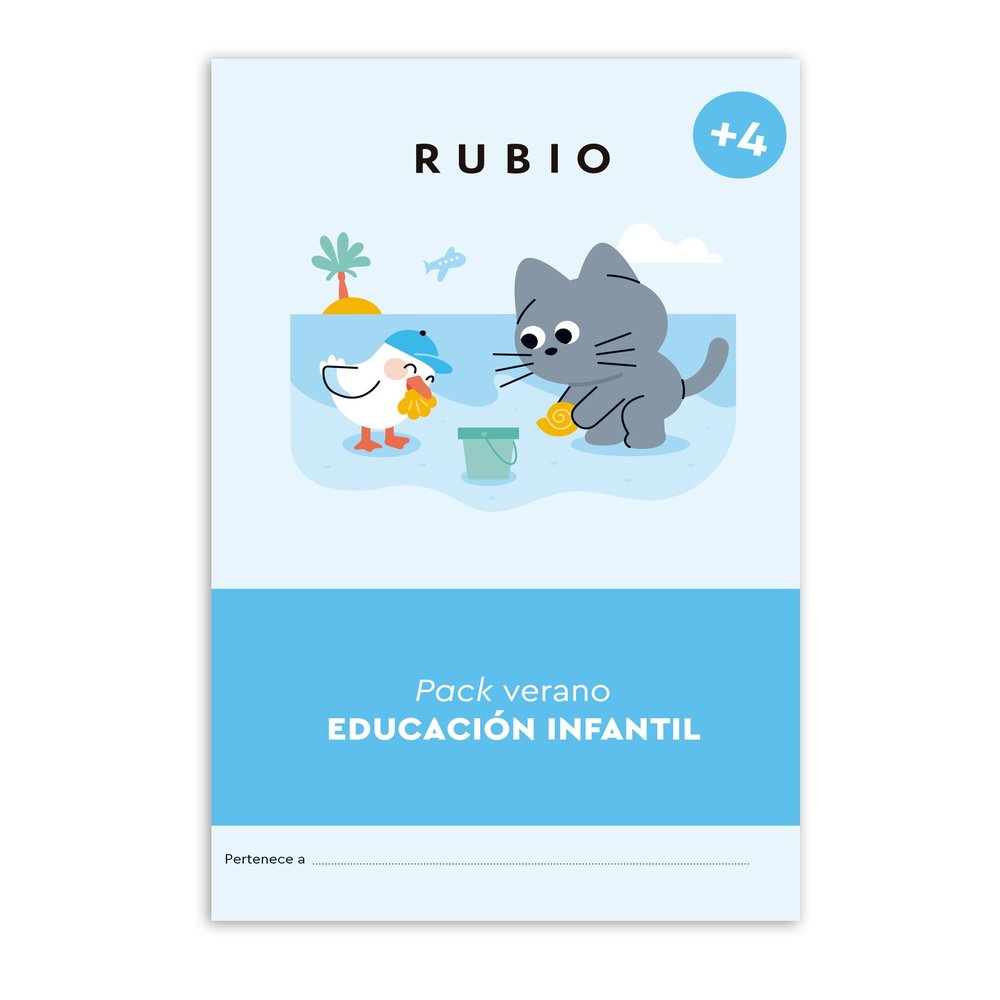 Pack Verano Rubio Educacion Infantil + 4 Años Imagen principal del producto