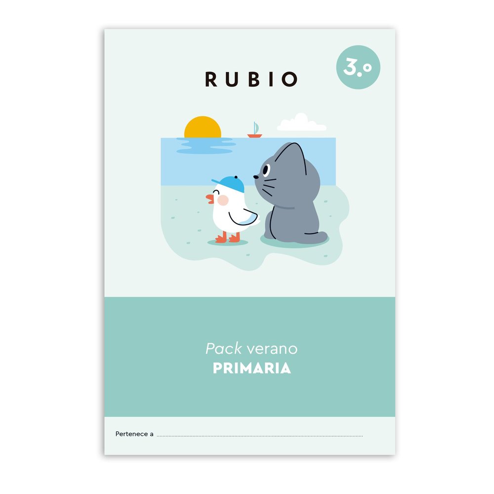 Pack Verano Rubio 3º de Educacion Primaria (+ 8 Años) Imagen principal del producto