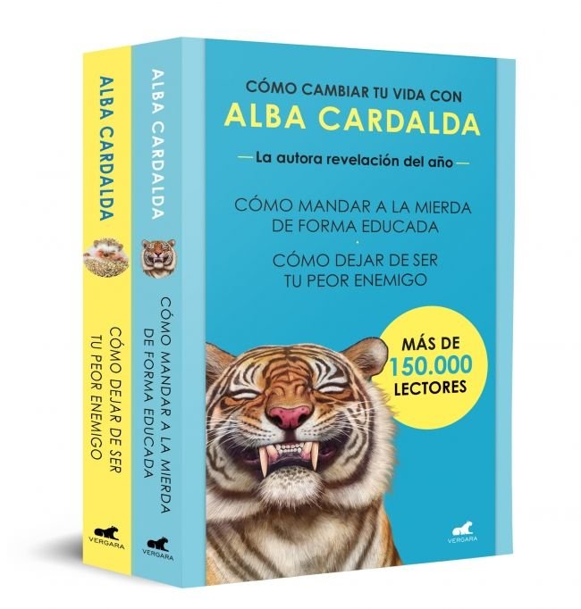 PACK COMO MANDAR A LA MIERDA COMO DEJAR DE SER TU PEOR ENEMI | ALBA CARDALDA | JAVIER VERGARA | 9788410467309 Imagen principal del producto
