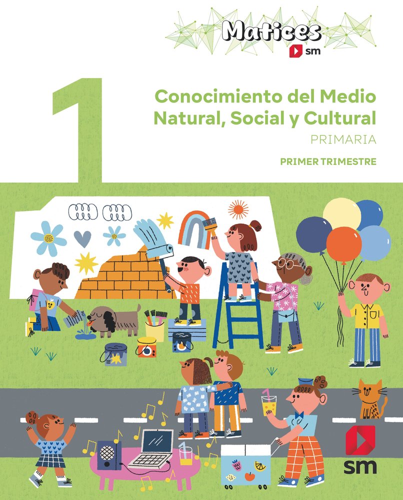 ✅ CONOCIMIENTO DEL MEDIO 1º PRIMARIA MATICES | Varios autores | 9788410550001 (Ediciones SM) Imagen principal del producto
