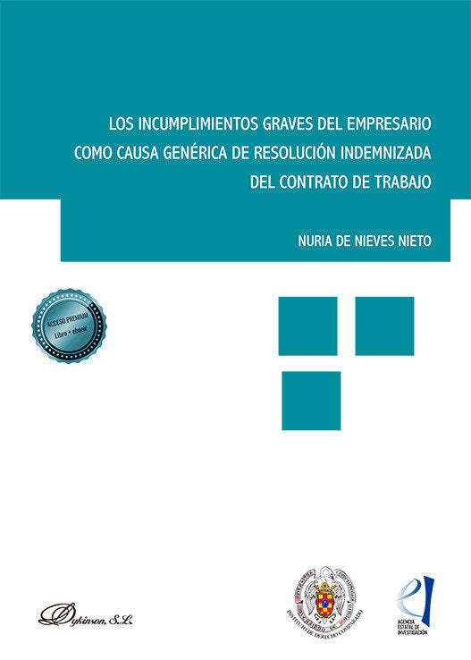LOS INCUMPLIMIENTOS GRAVES DEL EMPRESARIO COMO CAUSA GENERIC - 9788410705289 Imagen principal del producto