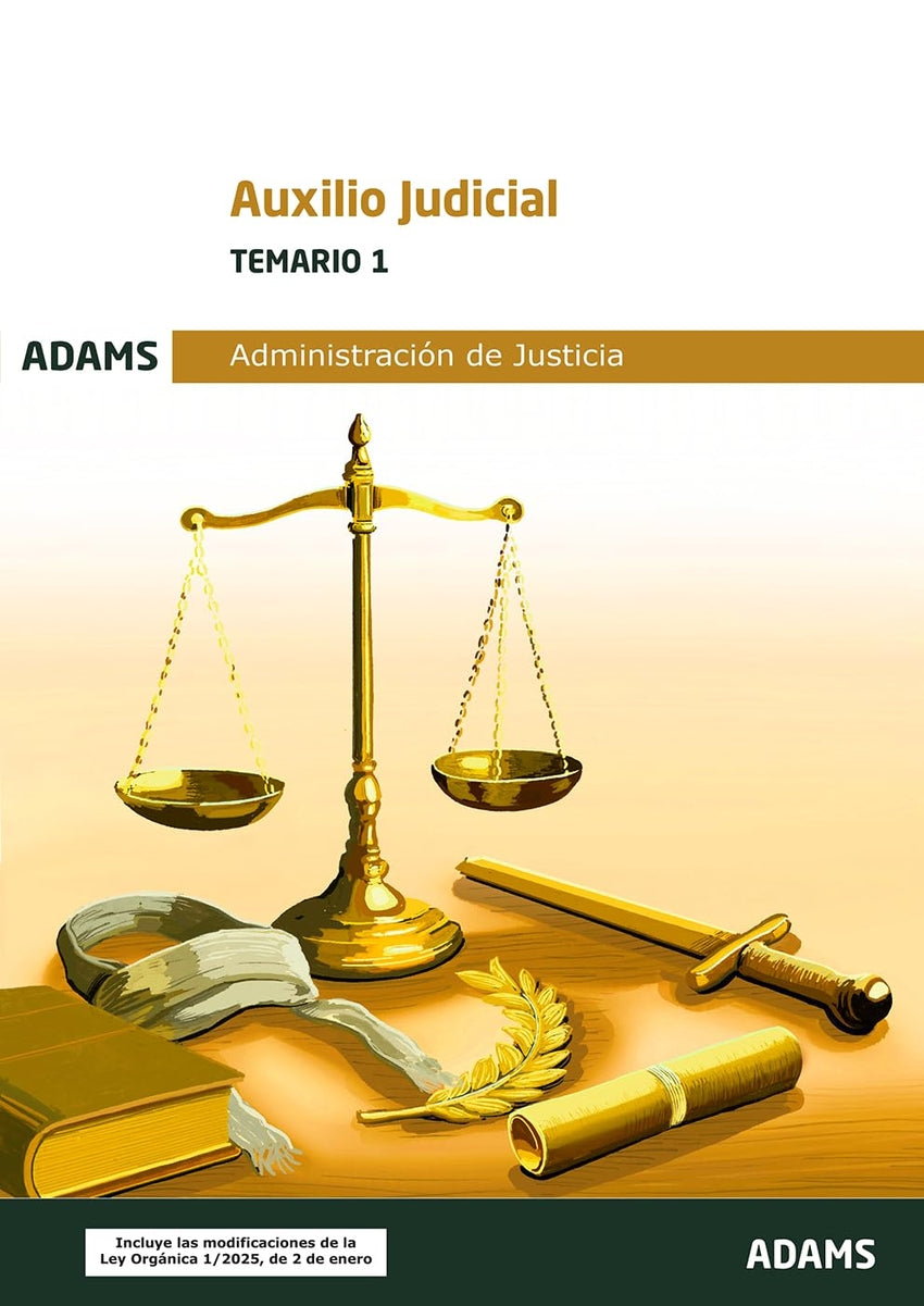 Temario 1 Auxilio Judicial Imagen principal del producto