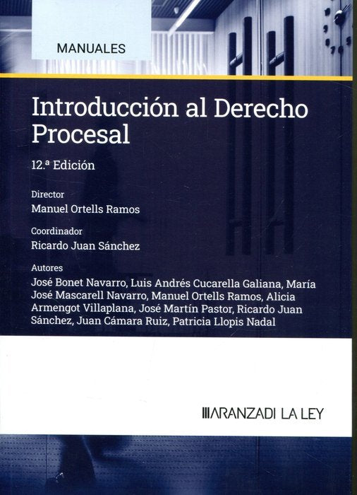 INTRODUCCION AL DERECHO PROCESAL 2024 12ªED - 9788410783249 Imagen principal del producto