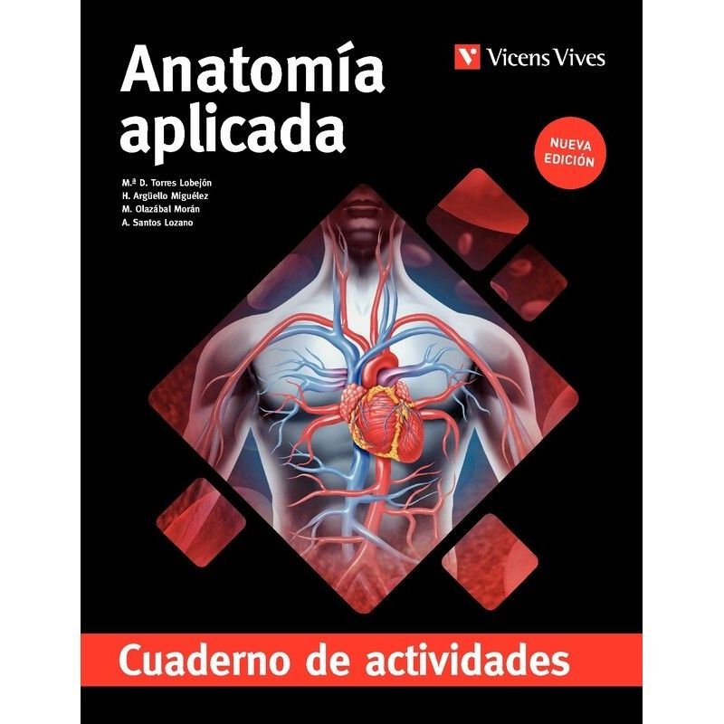 ✅ ANATOMIA APLICADA 1ºNB CUADERNO 25 I AA,VV I VICENS VIVES I 9788410966574 Imagen principal del producto