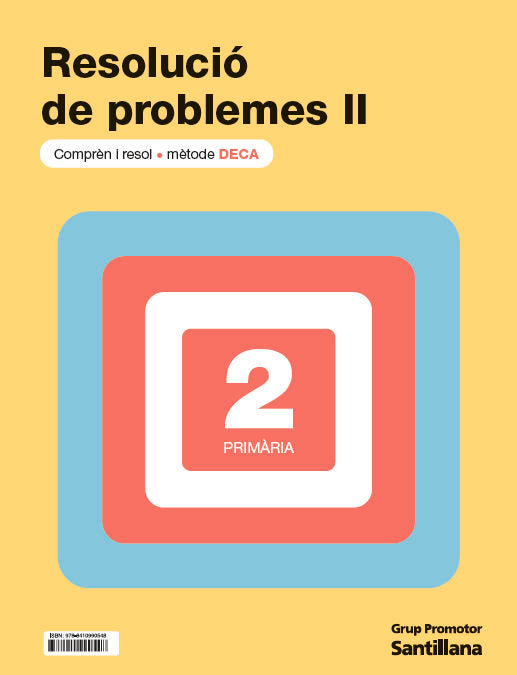 DECA II QUADERN PROBLEMES 2º de Primaria CATALAN 25 | AA,VV | 9788410990548 (Grup Promotor Santillana) Imagen principal del producto