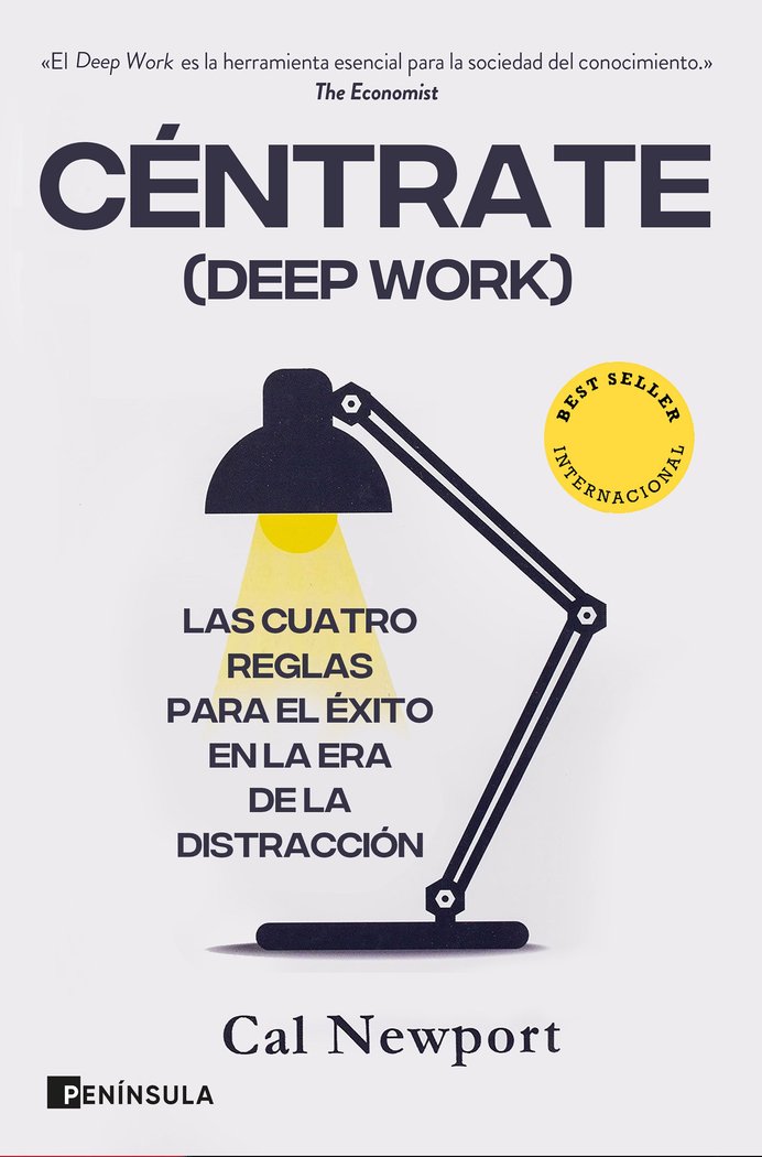CENTRATE DEEP WORK | CAL NEWPORT | EDICIONES PENINSULA | 9788411000512 Imagen principal del producto