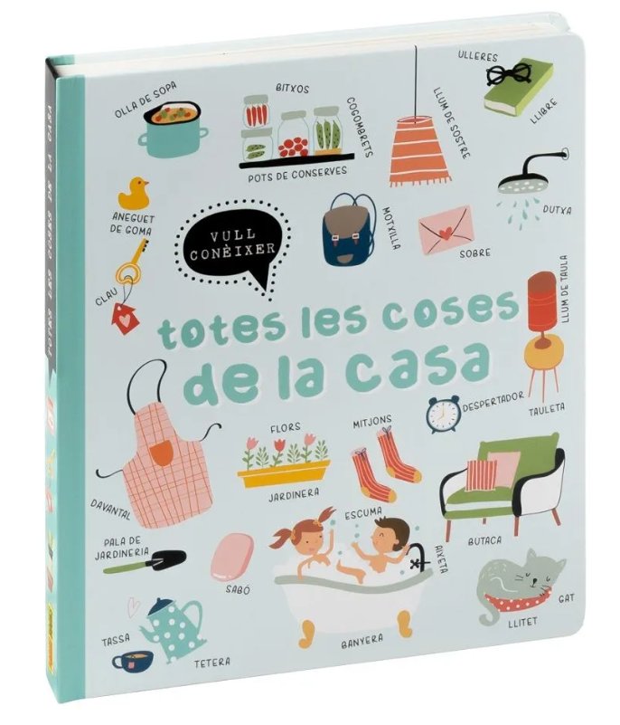 TOTES LES COSES DE CASA | Tanja Louwers | 9788411019514 (Panini infantil) Imagen principal del producto