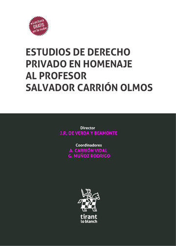 ESTUDIOS DE DERECHO PRIVADO EN HOMENAJE AL PROFESOR SALVADO - 9788411132756 Imagen principal del producto