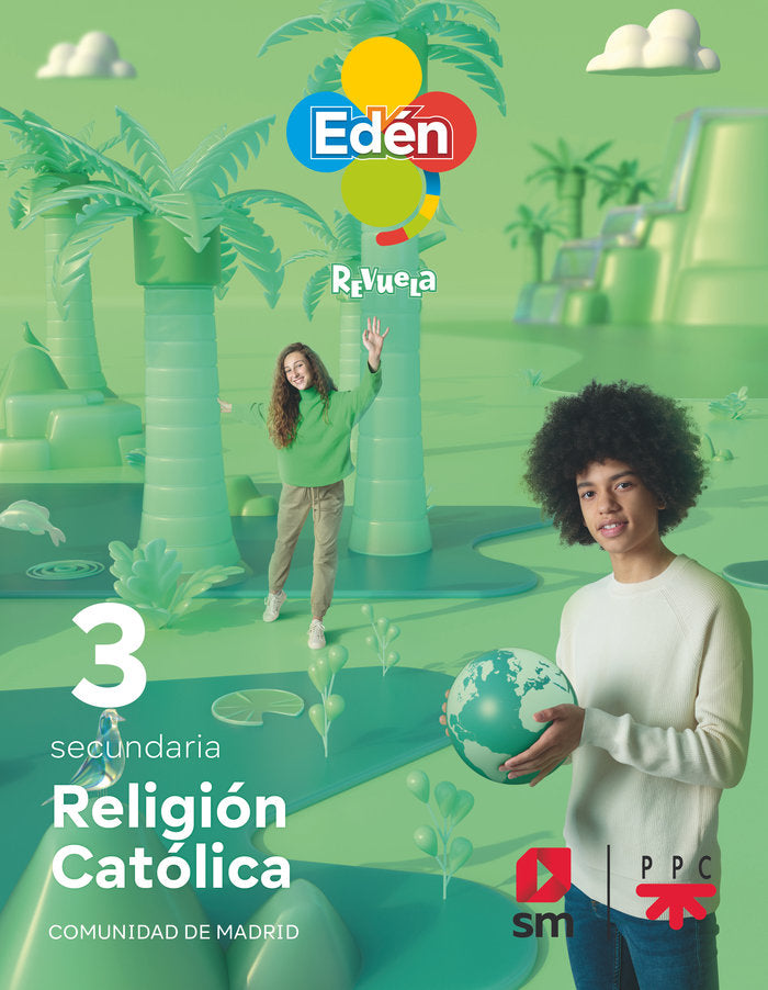 Religión católica. 3ºESO Edén. Revuela. Comunidad de Madrid | Varios autores | 9788411201247 (SM)