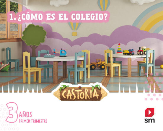 CASTORIA 3AÑOS EI 1oTRIMESTRE 22 AREAS INTEGRADAS | Varios Autores | 9788411201476 (Sm) Imagen principal del producto