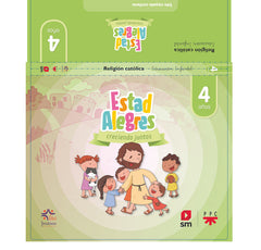 RELIGION CATOLICA, 4 AÑOS, ESTAD ALEGRES, CRECIENDO JUNTOS 2 | DIAZ MONTEJO, Ma ADORACION/SANCHEZ RAMOS | 9788411201896 (Sm)