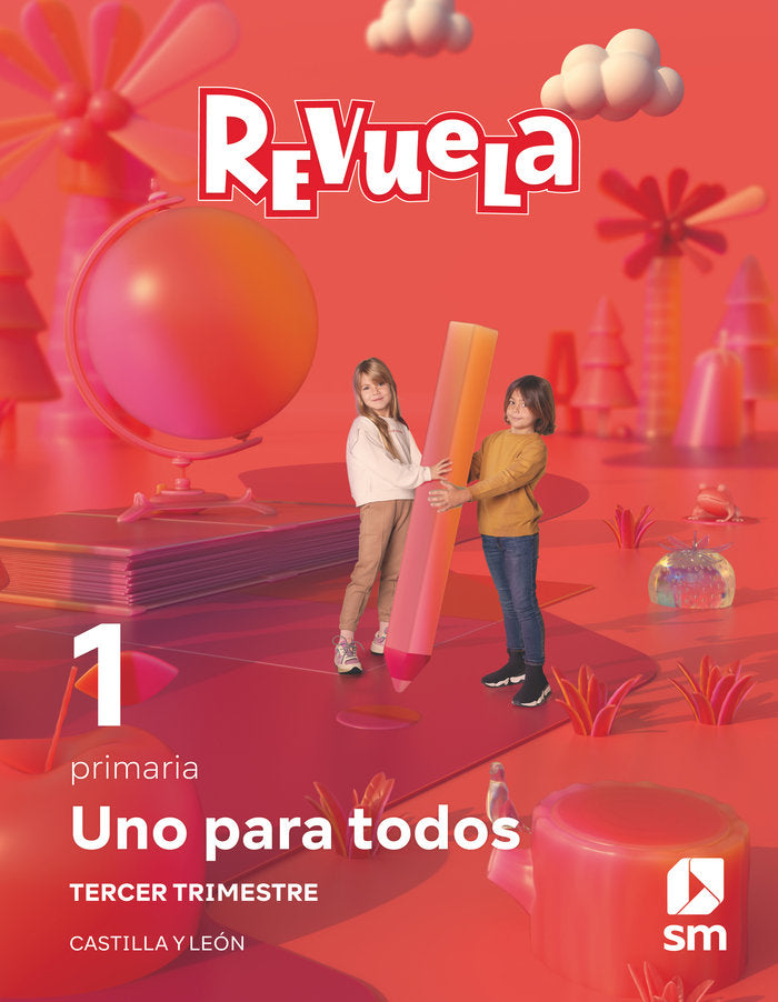 GLOBAL,UNO PARA TODOS 1oEP 3oTRIM LEON REVUELA 23 | MARTINEZ, RAQUEL/ORO PRADERA, BEGOÑA/ECH | 9788411209175 (Sm)