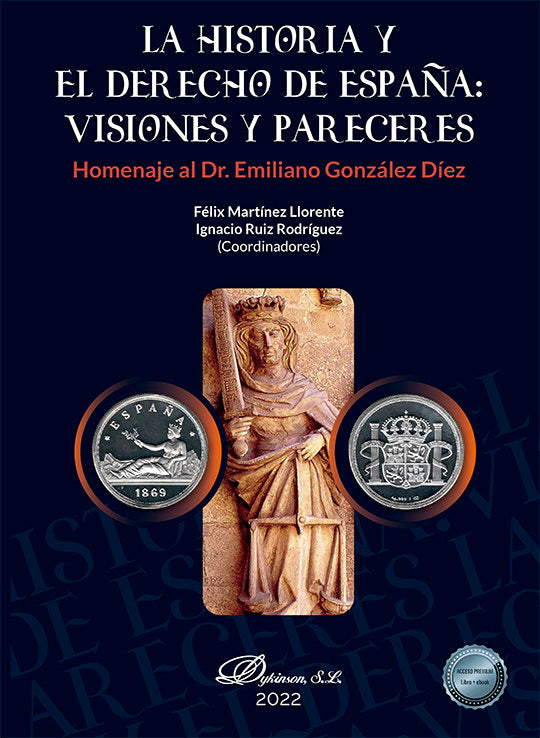 LA HISTORIA Y EL DERECHO DE ESPAÑA VISIONES Y PARECERES - 9788411223577 Imagen principal del producto