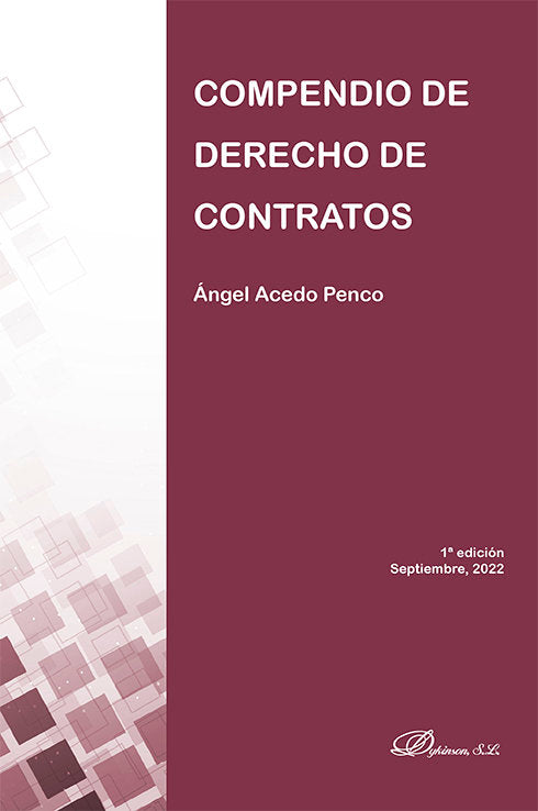 COMPENDIO DE DERECHO DE CONTRATOS - 9788411225199 Imagen principal del producto