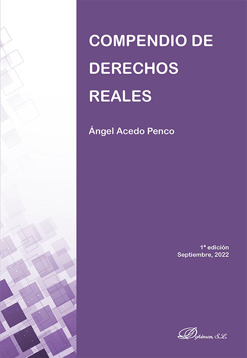 COMPENDIO DE DERECHOS REALES - 9788411225243 Imagen principal del producto