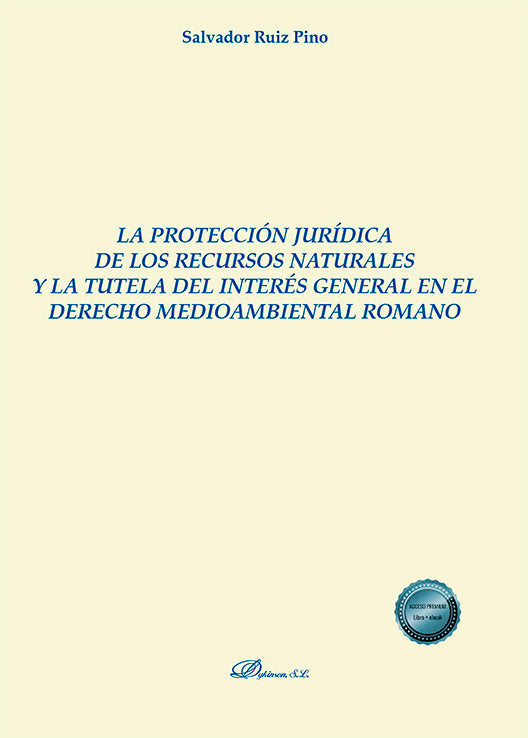PROTECCION JURIDICA RECURSOS NATURALES - 9788411228442 Imagen principal del producto