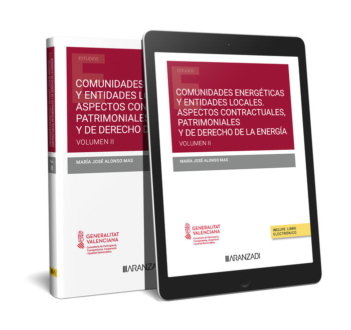 COMUNIDADES ENERGETICAS Y ENTES LOCALES ASPECTOS CONTRACTUAL - 9788411240543 Imagen principal del producto