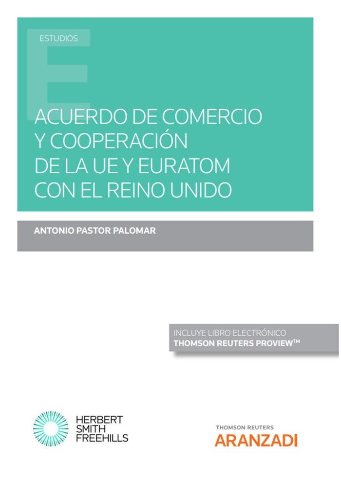 ACUERDO DE COMERCIO Y COOPERACION DE LA UE Y EURATOM CON EL - 9788411243681 Imagen principal del producto