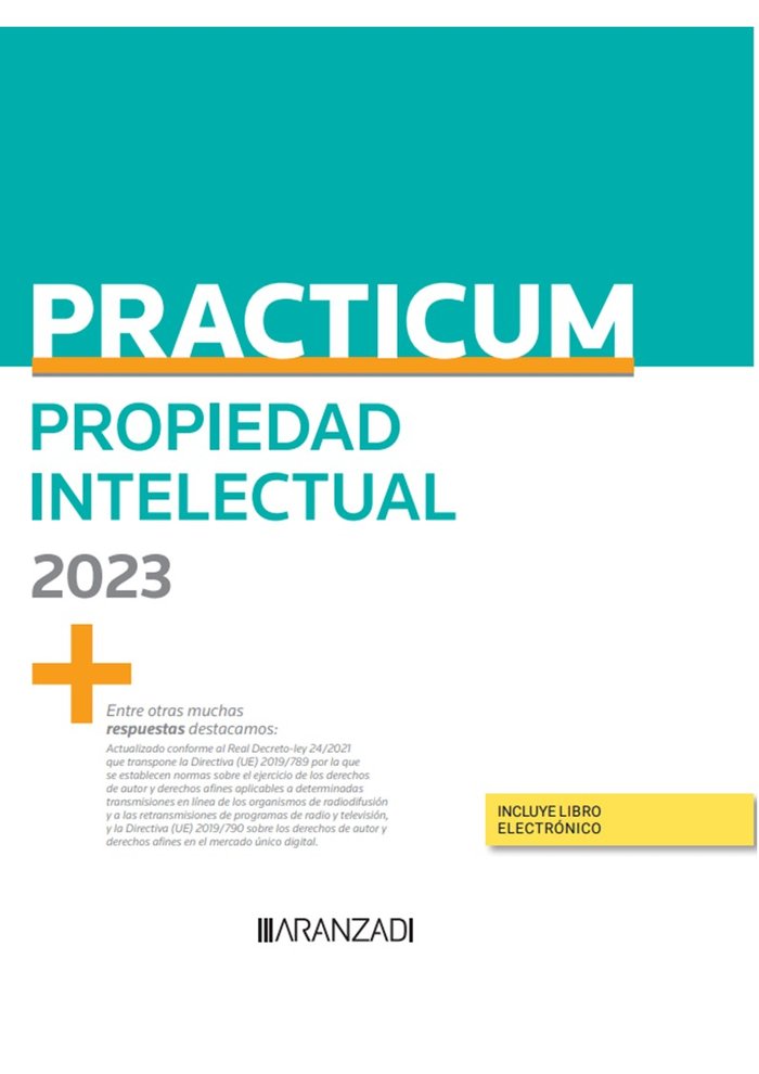 PRACTICUM PROPIEDAD INTELECTUAL 2023 - 9788411246118 Imagen principal del producto