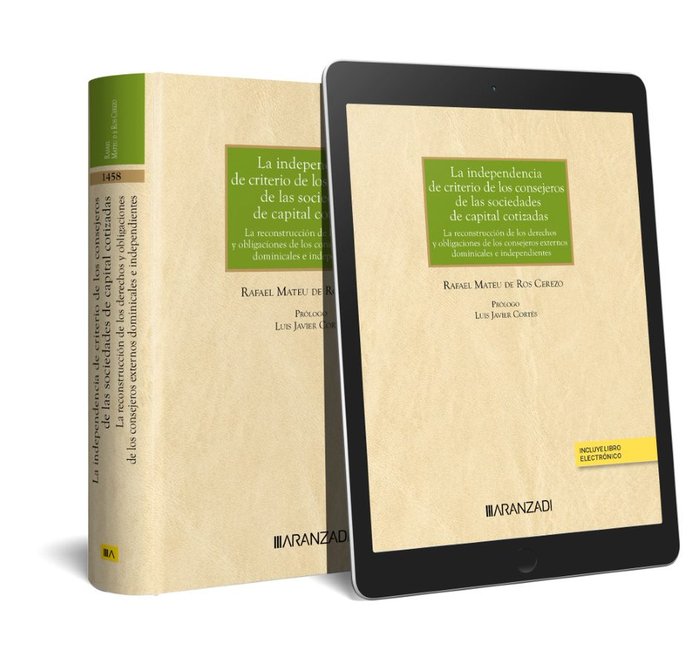 LA INDEPENDENCIA DE CRITERIO DE LOS CONSEJEROS DE LAS SOCIED - 9788411253284 Imagen principal del producto