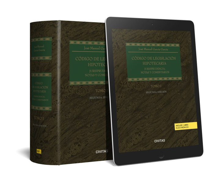 CODIGO DE LEGISLACION HIPOTECARIA TOMO I Y II - 9788411255806
