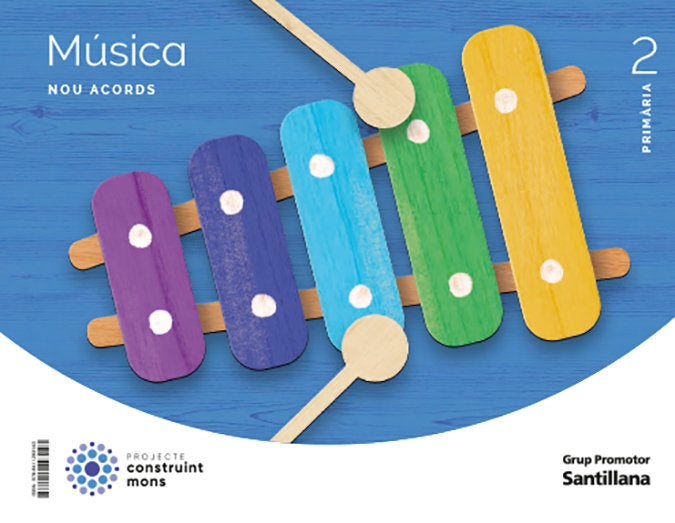 MUSICA 2º de Primaria CATALAN 23 NUEVO ACORDES | AA,VV | 9788411293143 (Grup Promotor Santillana) Imagen principal del producto