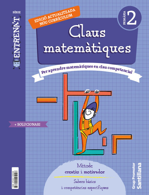 MATEMATIQUES QUADERN 2º de Primaria CATALAN 23 ENTRENATE | AA,VV | 9788411295048 (Grup Promotor Santillana)