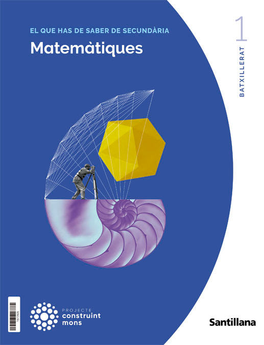 ✅ MATEMATIQUES GENERALES 1ºNB MEDITERR,CATAL,22 CONSTR,MONS I AA,VV I GRUP PROMOTOR SANTILLANA I 9788411296045 Imagen principal del producto