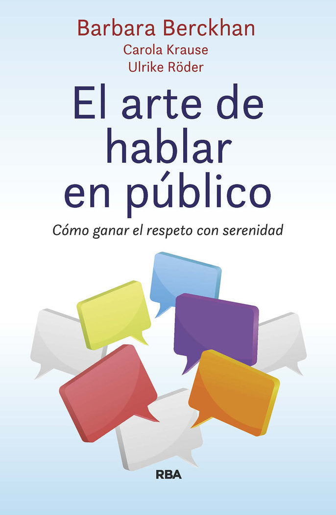 EL ARTE DE HABLAR EN PUBLICO | BERCKHAN, BARBARA/KRAUSE, CAROLA/RÖDER, | RBA | 9788411323505 Imagen principal del producto