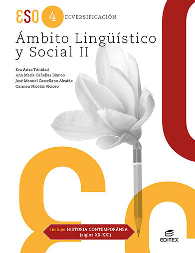 Diversificación Ámbito Lingüístico y Social II. Incluye Historia Contemporánea (siglos XX y XXI) | Varios autores | 9788411344746 (EDITEX) Imagen principal del producto