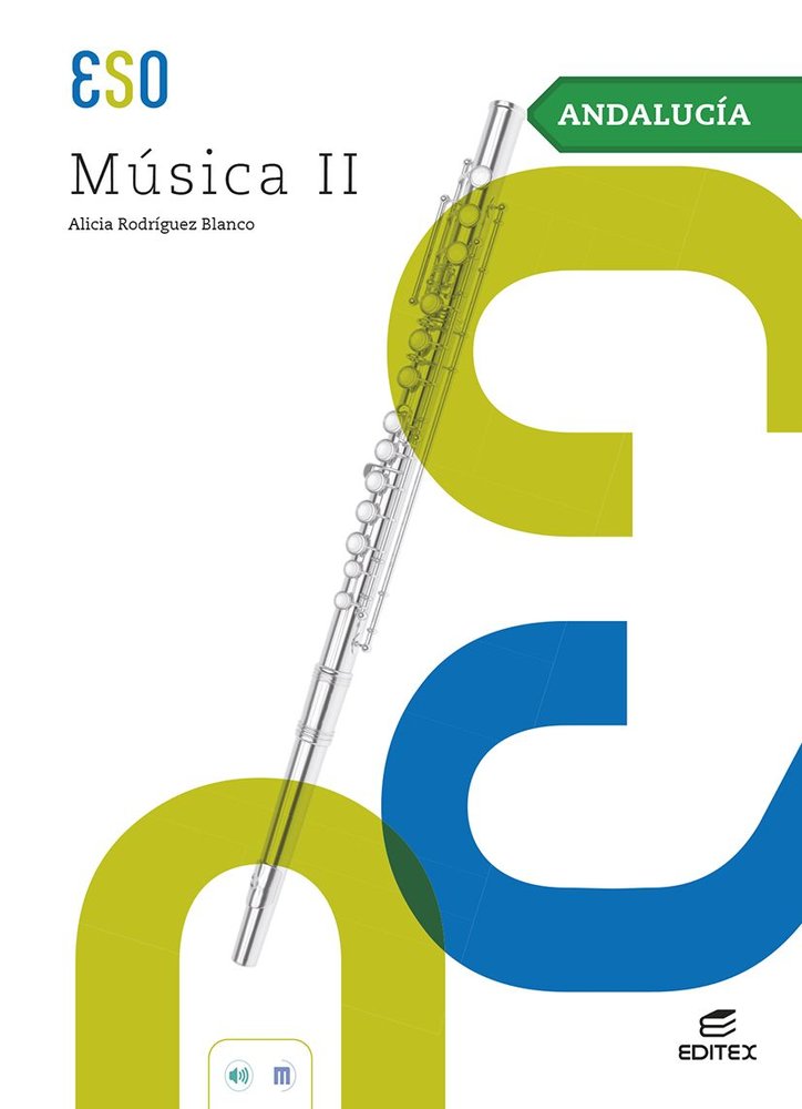 Música II (Andalucía) | Varios autores | 9788411344807 (EDITEX) Imagen principal del producto