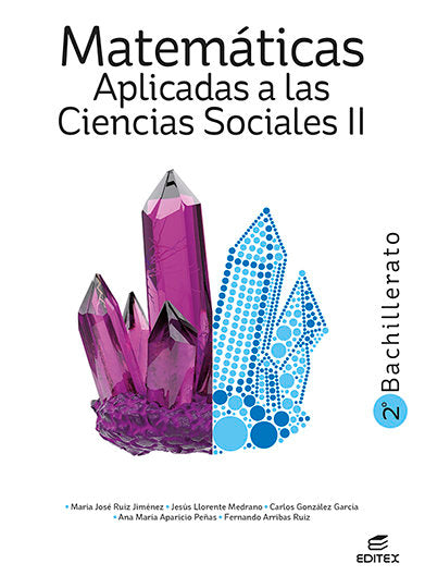 ✅ MATEMATICAS APL CIENCIAS SOCIALES II 2ºBACH 23 I AA,VV I EDITEX I 9788411344890 Imagen principal del producto
