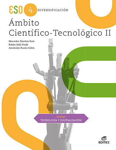 Diversificación Ámbito Científico - Tecnológico II. Incluye Tecnología y Digitalización | Varios autores | 9788411346528 (EDITEX)