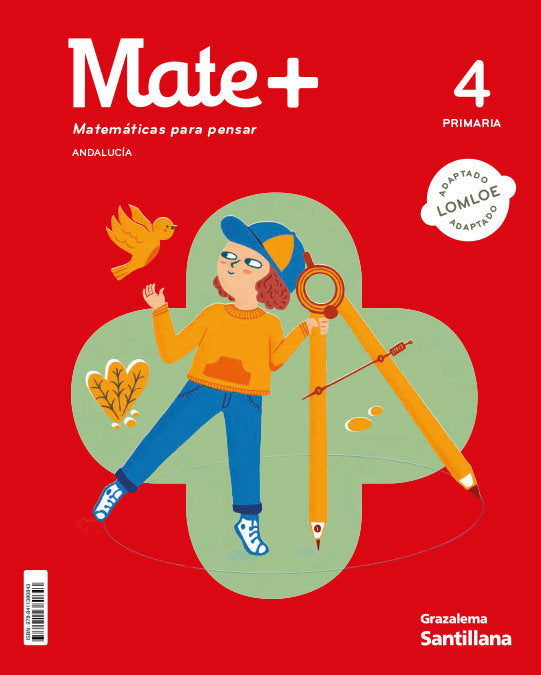 MATE+ MATEMATICAS PARA PENSAR 4 PRIMARIA | Varios autores | 9788411380843 (Grazalema Santillana) Imagen principal del producto