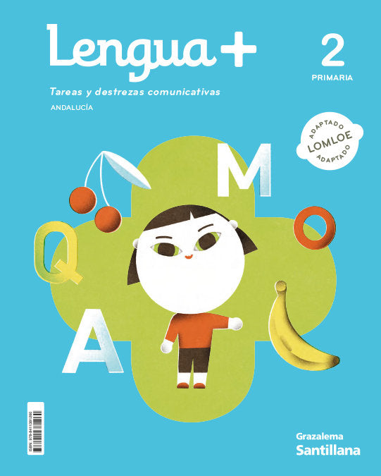 LENGUA+ 2º de Primaria ANDALUCIA 23 | AA,VV | 9788411381260 (Grazalema Santillana)