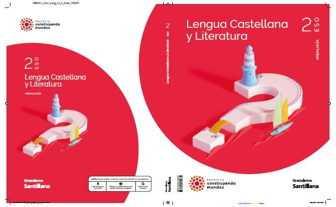 LENGUA Y LITERATURA CONSTRUYENDO MUNDOS 2ºESO GRAZALEMA | Varios autores | 9788411384872 (GRAZALEMA SANTILLANA) Imagen principal del producto